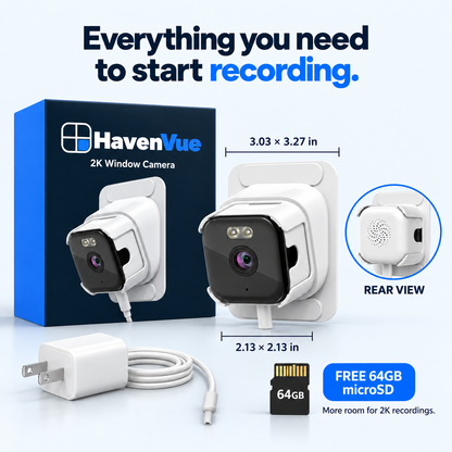 HavenVue 2K Window Camera
