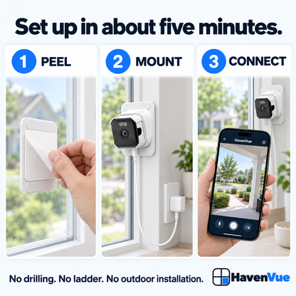 HavenVue 2K Window Camera